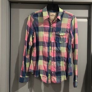 Hollister Spring Plaid Shirt